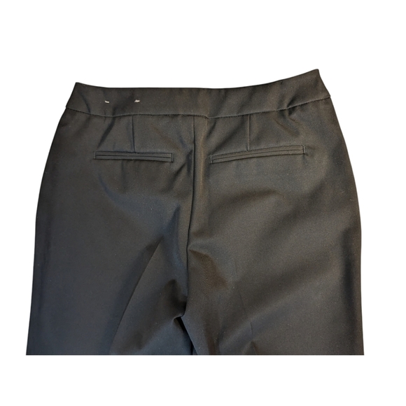 Chicos Double Cloth Tailored Trousers in Classic Black Work / Dress Pants SZ 4 P - Picture 7 of 8